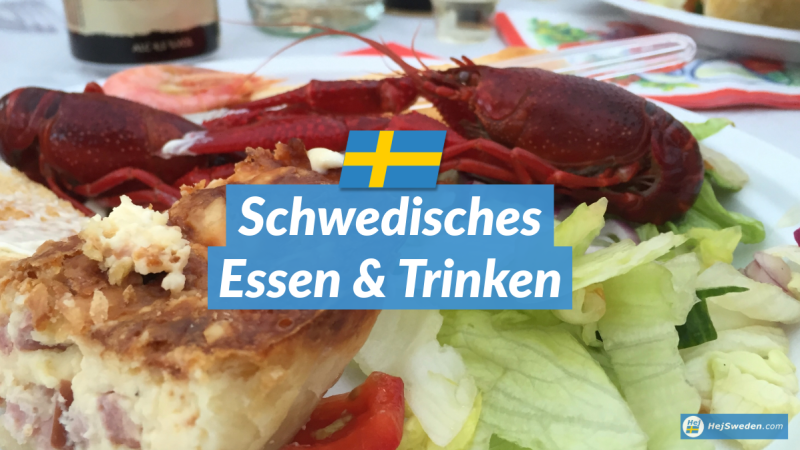 Titelbild für Schwedisches Essen & Trinken, schwedisches Krebsessen, Krebs auf Teller