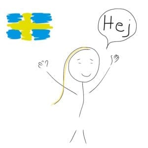"Hej" (Swedish for "Hello"/"Hey") And Other Swedish Greeting Phrases Swedish for hello - hej