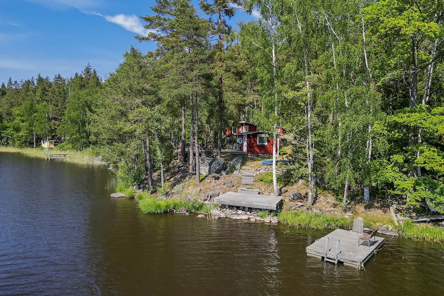 Haus in Schweden direkt am See