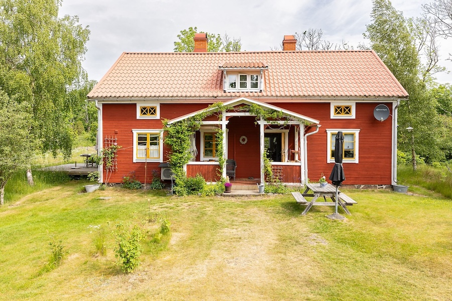 Rotes Haus in Schweden