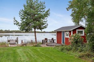 Rotes Haus in Schweden am See