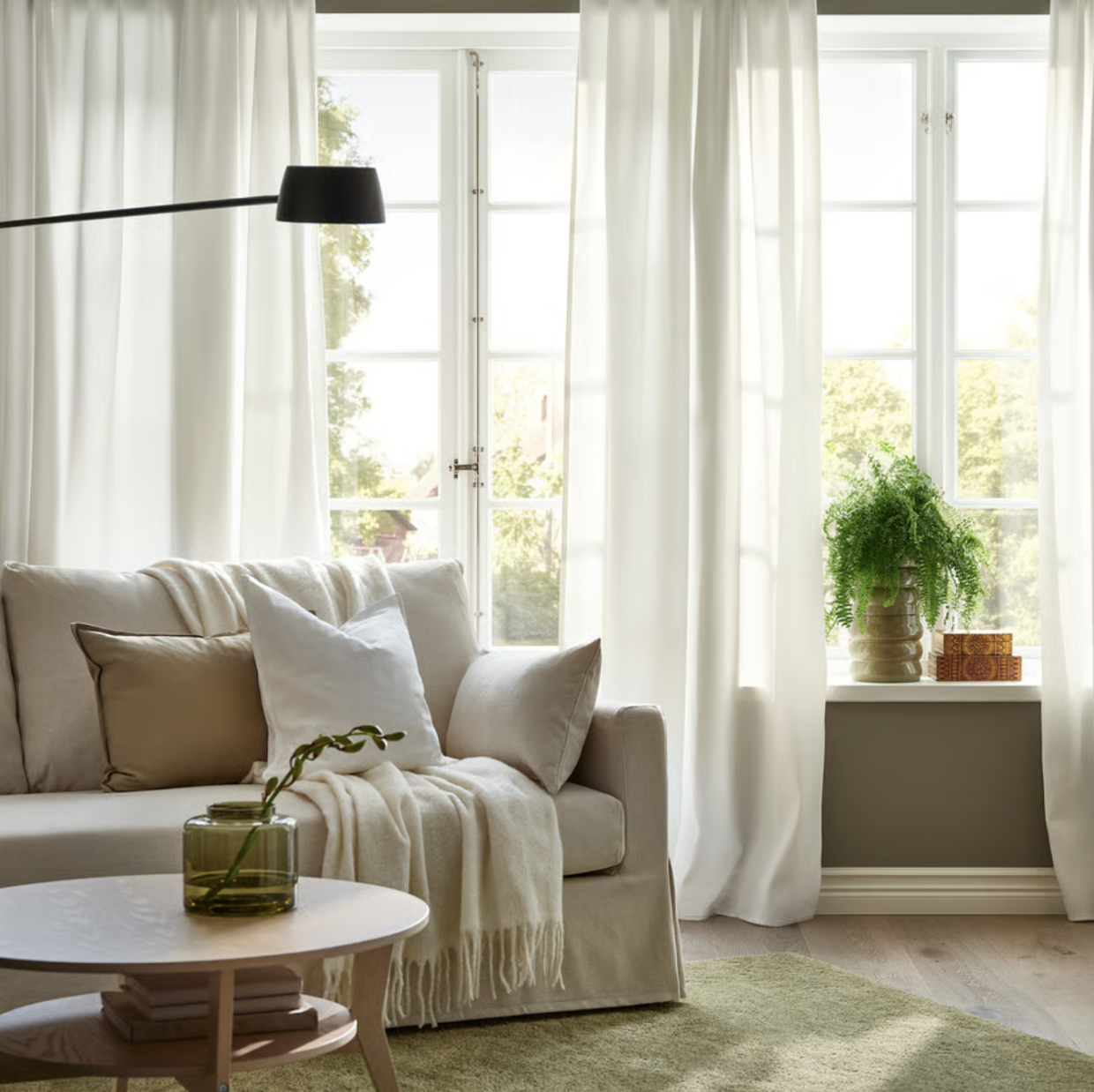 Schwedische IKEA Gardinen - Geschnkidee für Schweden Fans